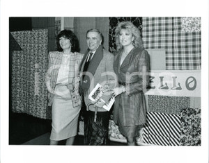 Fotografia d epoca originale 1985 ca RAI PORTOBELLO Enzo TORTORA RenÃ©e LONGARINI e Gabriella CARLUCCI Foto 1