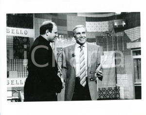 1987 RAI DUE PORTOBELLO Enzo TORTORA con un prete durante sketch comico FOTO (2)