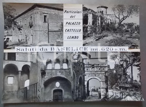 1965 ca BASELICE (BN) Castello - Palazzo Lembo *Bozzetto per cartolina 42x30