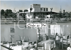 1965 ca MELZO Ristorante "Chalet dei Pini" *Bozzetto per cartolina 30x21
