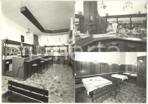 1970 ca BRESCIA Pizzeria - Tavola calda *Bozzetto per cartolina 30x21 cm