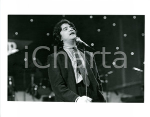 1985 ca MUSICA - DRUPI Giampiero ANELLI durante un'esibizione *Foto 25x20