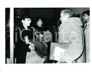 1987 MILANO "PORTOBELLO" Enzo TORTORA Francesca SCOPELLITI al Cenacolo Vinciano