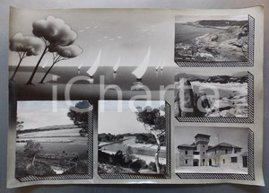 1965 ca SANT'ANNO ARRESI fraz. PORTO PINO - Vedutine *Bozzetto cartolina 48x34