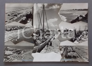 1960 ca RIMINI Vedutine del lungomare e del porto *Bozzetto per cartolina 47x34