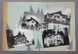 1960 ca QUARNA SOTTO (VB) Villa Preti - Vedutine *Bozzetto per cartolina 41x28