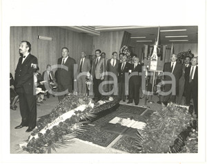 1988 ROMA - POLITICA MSI - Camera ardente per Giorgio ALMIRANTE e Pino ROMUALDI