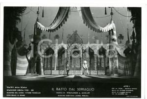 1951 MILANO Teatro alla SCALA "Il Ratto dal Serraglio" - Atto I *Foto seriale