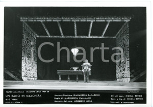1957 MILANO Teatro alla SCALA "Un Ballo in Maschera" - Scene di Nicola BENOIS