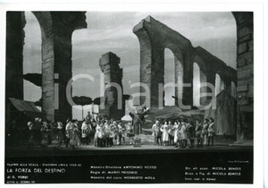 1954 MILANO Teatro alla SCALA "La Forza del Destino" - Atto II - Foto seriale Fotografia seriale, che ritrae un allestimento d'opera al Teatro alla Scala di Milano. CONDIZIONI: GFORMATO: 14x10 cm    originale e autentica 1