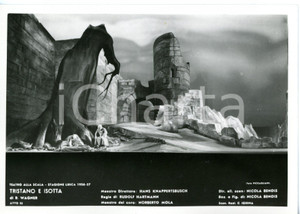 1956 MILANO Teatro alla SCALA "Tristano e Isotta" - Atto III *Foto seriale 14x10