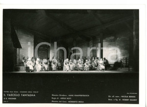 1958 MILANO Teatro alla SCALA "Il Vascello Fantasma" - Atto II *Foto seriale