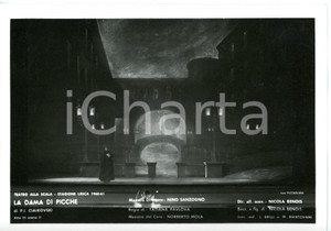 1960 MILANO Teatro alla SCALA "La Dama di Picche" Atto III *Foto seriale 14x10