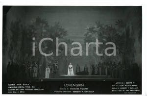 1952 MILANO Teatro alla SCALA "Lohengrin" Scene Nicola BENOIS (2) *Foto seriale