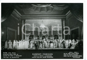 1953 MILANO Teatro alla SCALA "Eugenio Onegin" - Scene BENOIS (3) *Foto seriale