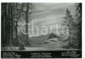 1953 MILANO Teatro alla SCALA "Eugenio Onegin" - Scene BENOIS (4) *Foto seriale