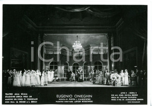 1953 MILANO Teatro alla SCALA "Eugenio Onegin" - Scene BENOIS (5) *Foto seriale