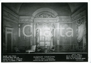 1953 MILANO Teatro alla SCALA "Eugenio Onegin" - Scene BENOIS (6) *Foto seriale