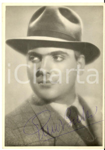 1955 ca LIRICA Baritono GIno BECHI - Foto seriale con AUTOGRAFO