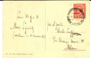 1928 SIENA Scrittrice Maria SIGNORILE - Cartolina postale AUTOGRAFA FP