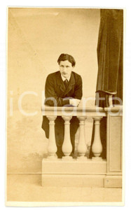 1865 ca TORINO Ritratto del cavalier GONELLA in abito scuro - Foto DI CHANAZ CDV