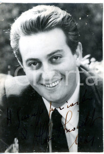 1961 CINEMA Attore Alberto LIONELLO *Foto seriale con AUTOGRAFO - DANNEGGIATA