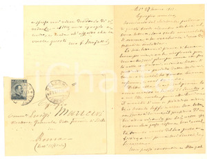 1912 PALERMO Giuseppe MAJELLI "Autodidatta in una vita di lavoro" - AUTOGRAFO