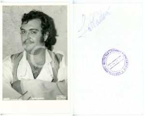 1985 ca LIRICA Baritono Antonio SALVADORI in "Le nozze di Figaro" *AUTOGRAFO