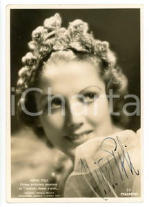 1938 MILANO Teatro alla SCALA - Prima ballerina Nives POLI - Foto con AUTOGRAFO Fotocartolina d'epoca, con autografo.CONDIZIONI: GDIMENSIONI: 10x15 cm      originale e autentica 1