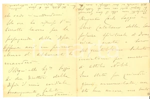 Autografo originale 1930 ca Caterina RAIMONDI VANNI lavora per La difesa della poesia AUTOGRAFO 1