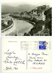 1964 SALISBURGO Pianista Carlo ZECCHI - Cartolina con AUTOGRAFO
