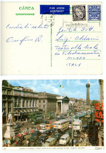 1965 DUBLINO LIRICA Tenore Ruggiero OROFINO - Cartolina con AUTOGRAFO - FG