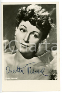 1945 ca CINEMA Attrice Oretta FIUME - Fotografia seriale con AUTOGRAFO