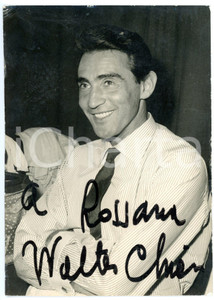 1960 ca CINEMA Walter CHIARI - Fotografia seriale con AUTOGRAFO 10x15 cm