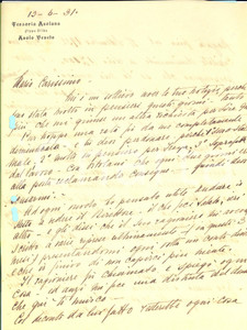 1931 ASOLO Lettera pittrice Flora STARK a Mario di ROASCIO per rata - Autografo