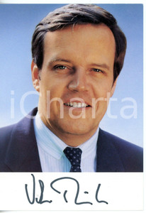 1995 ca POLITICA - CDU Volker RUHE - Ritratto *Foto seriale con AUTOGRAFO 
