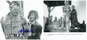 1964 CINEMA Ralf WOLTER in "Old Shatterhand" *AUTOGRAFO su ritaglio di giornale Ritaglio di giornale con autografo. CONDIZIONI: GFORMATO: 21x19 cm       originale e autentica 1