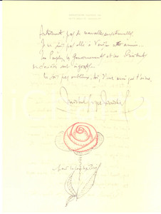 1930 PARIS Michel GEORGES-MICHEL chiede la conclusione di un'opera - AUTOGRAFO