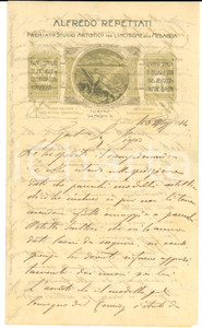 1914 TORINO Alfredo REPETTATI e i sacrifici per mantenere la ditta di medaglie