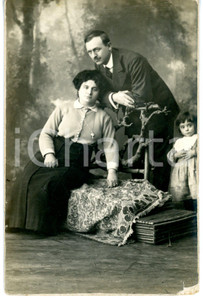 1916 VENEZIA Ritratto della signora PAISSAN in famiglia - Fotocartolina FP