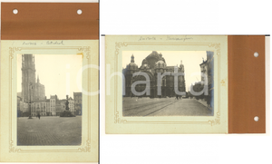1910 ca ANVERSA Cattedrale - Stazione ferroviaria - Lotto 2 foto VINTAGE ANIMATE