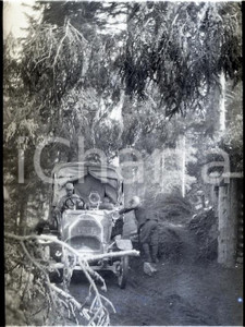 6X4cm NEGATIVO ORIGINALE *1915ca WW1 ESERCITO ITALIANO Camion per rifornimento