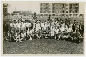 1940 ca TORINO LITTORIALI SPORT Atleti con gli allenatori - Foto 18x13 (3)
