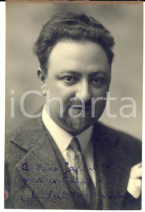 1935 ca MILANO Scrittore Umberto MORUCCHIO - Foto BADODI con AUTOGRAFO