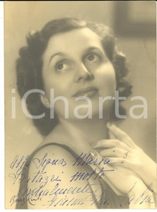 1950 ca LIRICA Soprano Gianna PEREA LABIA - Foto con AUTOGRAFO 10x14 cm