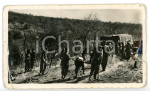 1936 AOI GONDAR (ETIOPIA) Bersaglieri della colonna STARACE in marcia *Foto 11x6