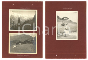 1914 MURREN (CH) Mürrenbahn - Spielbodenalp - Famiglia *Lotto 3 foto ANIMATE