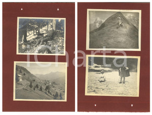 1914 MURREN Escursionisti alla JUNGFRAU - Veduta panoramica - Lotto 4 foto