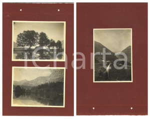 1914 SVIZZERA / VALTELLINA Vedute con lago - Confine italiano - Lotto 3 foto