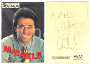 1966 Cantante MICHELE "Ballerò con te" - Foto seriale con autografo 10x15 cm